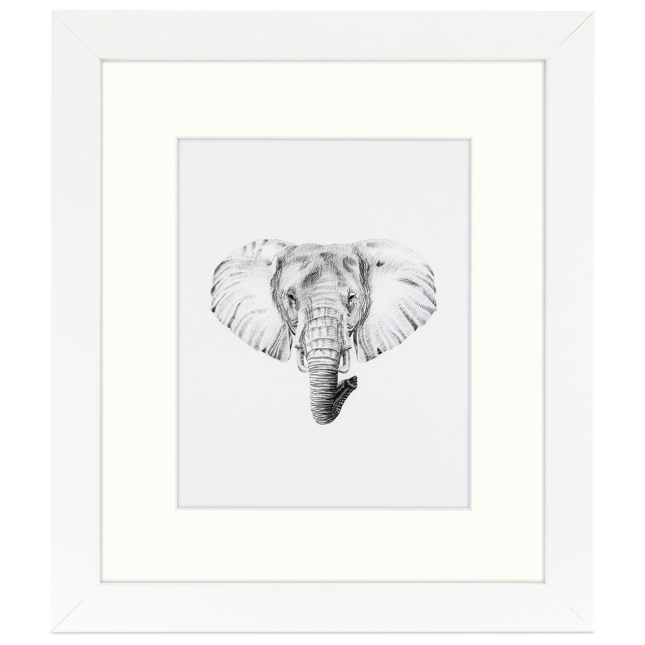 ArtToFrames 20x28" Matted Picture Frame with 16x24" Single Mat Photo Opening Framed in 1.25" White and 2" Mat (FWM-3966-20x28)